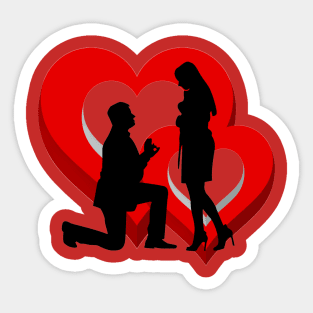 Couple Love Sticker